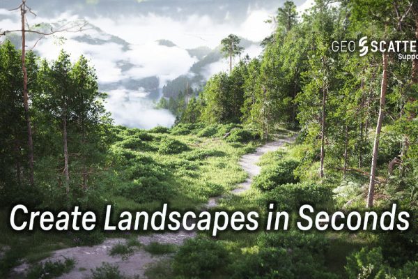 Blender预设-松树生物群落景观环境模型资产 Dynamic Pine Biomes