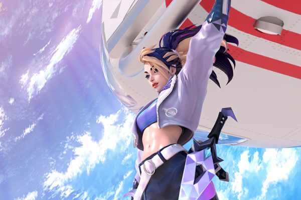 C4D工程-离群之刺阿卡丽人物渲染工程卡通人物C4D模型下载