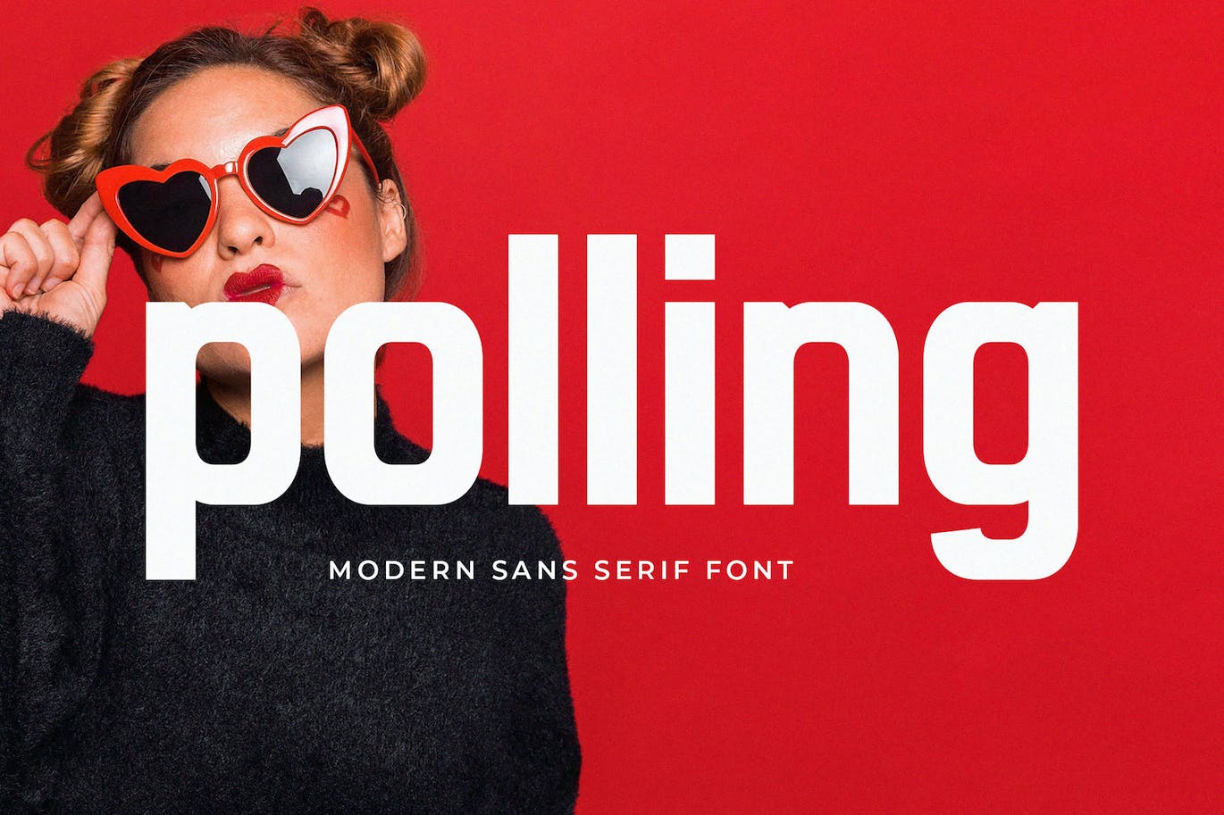 现代无衬线英文字体素材 Polling – Modern Sans Serif