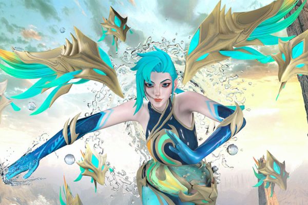 C4D工程-虚空之女卡莎工程卡莎模型游戏角色人物C4D模型下载