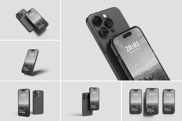 iPhone 14 Pro 样机素材 iPhone 14 Pro Mockup