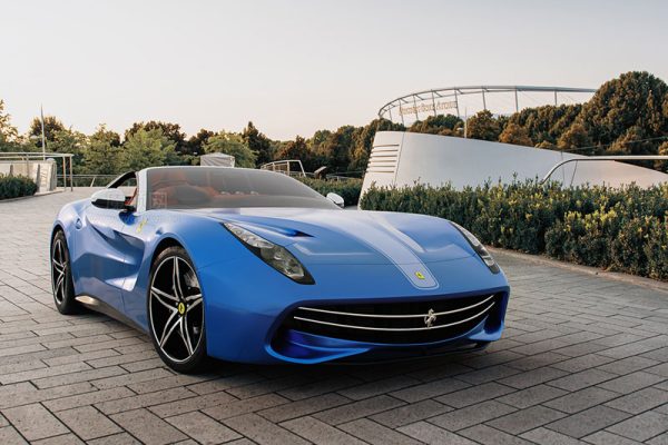 C4D工程-法拉利跑车渲染工程法拉利跑车C4D模型下载