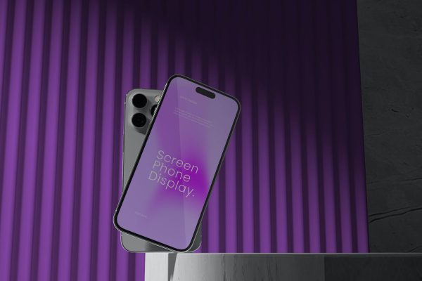 手机屏幕显示屏样机素材 Screen Phone Display