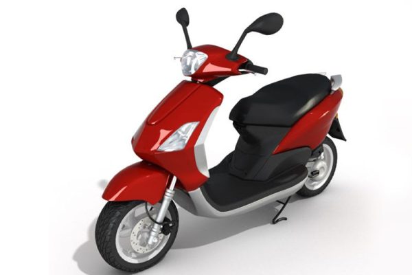 摩托车模型电动车模型C4D模型下载