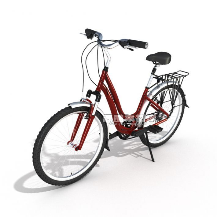 自行车模型单车模型C4D模型下载