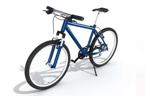 自行车模型山地车模型单车C4D模型下载