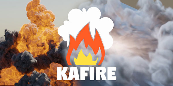 Blender插件-模拟火焰爆炸特效插件 KaFire v1.0.1