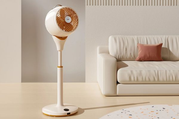 C4D工程-落地小风扇场景渲染工程小家电C4D模型下载