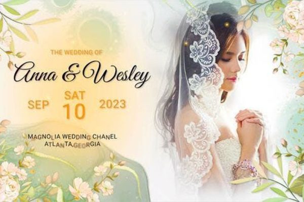 AE模板-精美水墨风婚礼幻灯片开场动画 Ink Wedding Slideshow