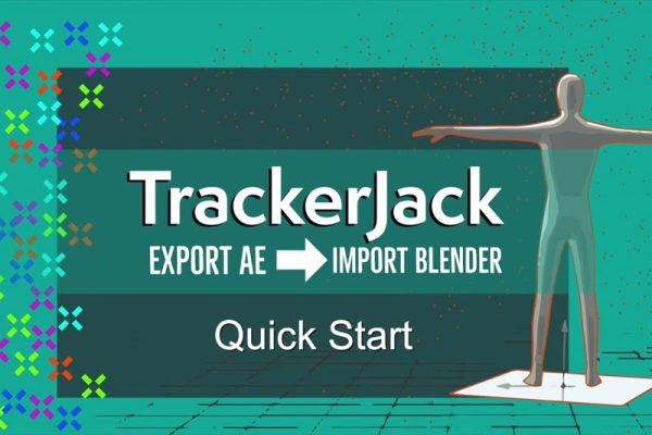 AE摄像机数据导入Blender插件 TrackerJack v1.0.2+使用教程