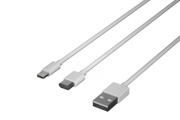 USB数据线模型USB充电线C4D模型下载