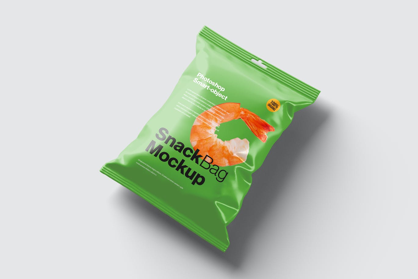 零食袋包装样机素材 Snack Bag Packaging Mockups