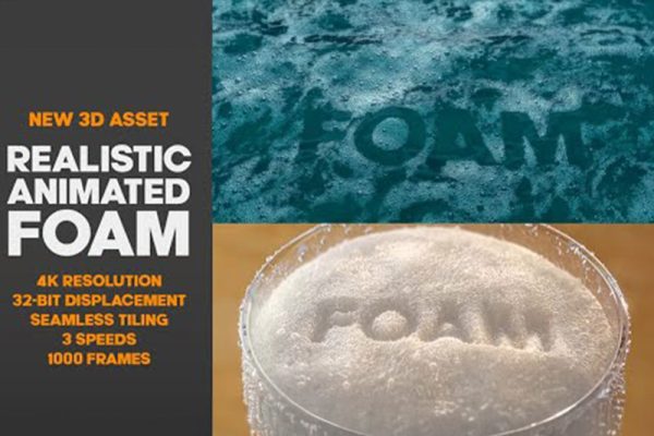 逼真全动画泡沫气泡贴图动态泡沫贴图下载