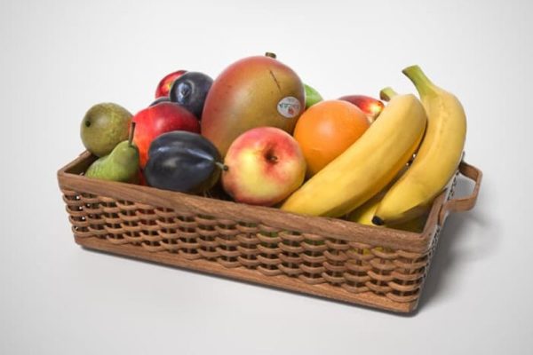 香蕉李子模型梨苹果橘子水果C4D模型下载