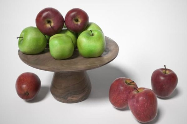 青苹果模型水果模型C4D模型下载