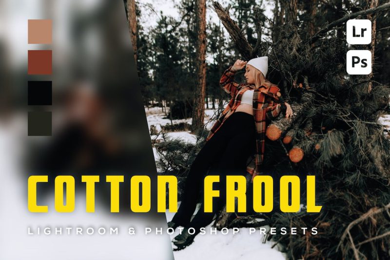 6个野外郊区摄影调色滤镜LR和PS预设 6 Cotton frool Lightroom and Photoshop Presests