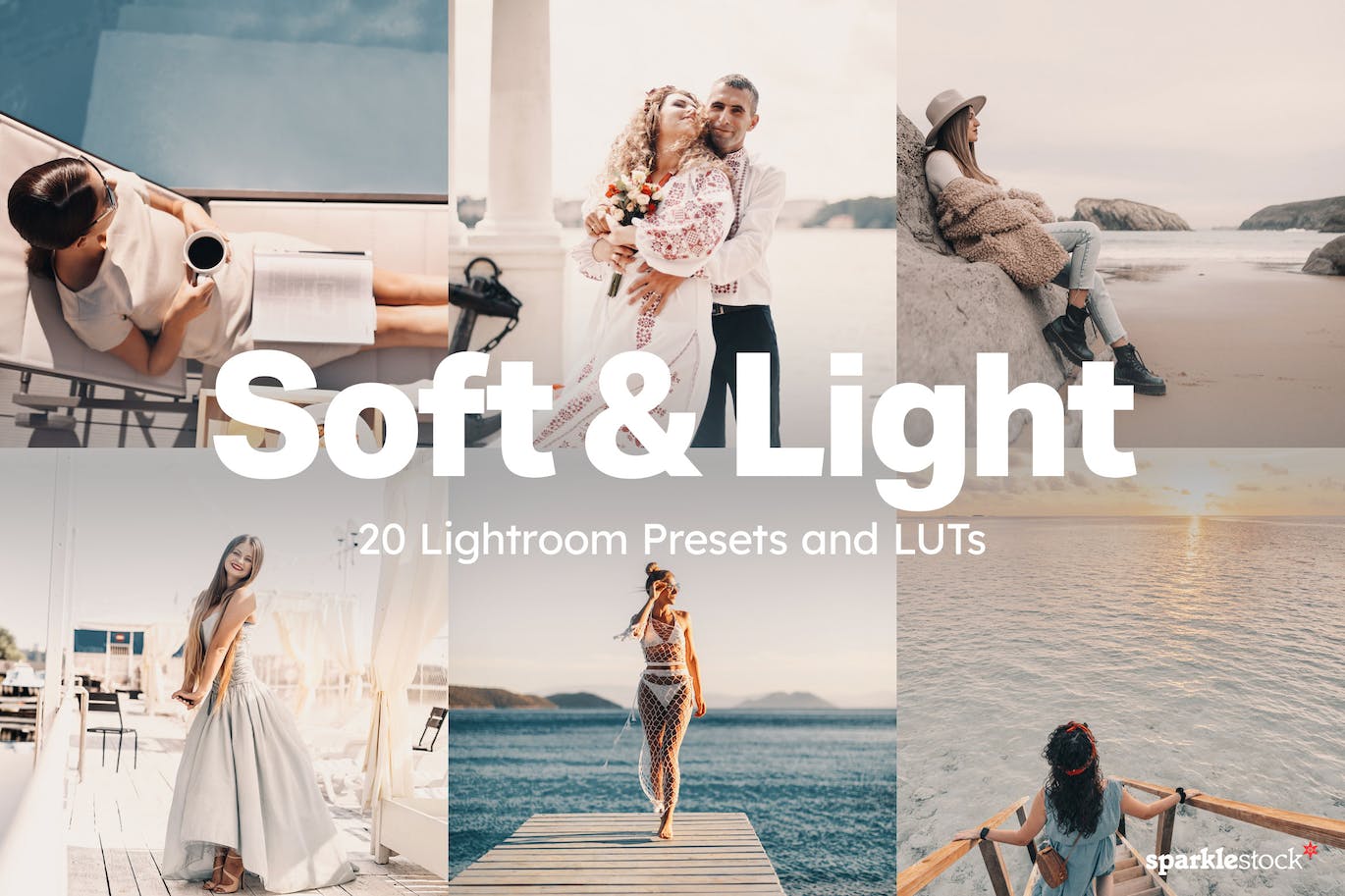 20 个柔和明亮照片滤镜LR预设和LUT 20 Soft and Light Lightroom Presets and LUTs