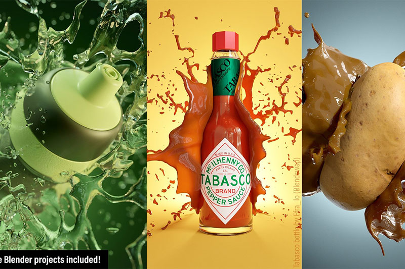 21个水花流体模型静态水花飞溅3D模型下载