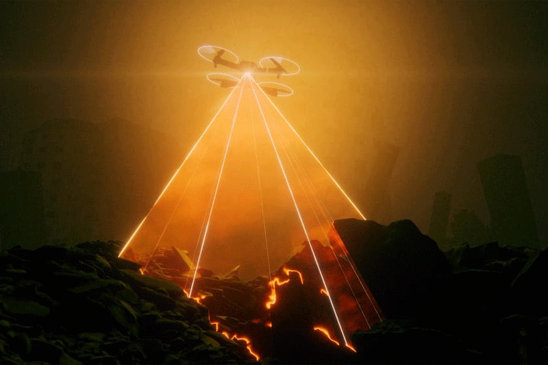 C4D激光扫描效果预设OC预设资产Laser Scanner [C4D/Octane/Physical/Xpresso]