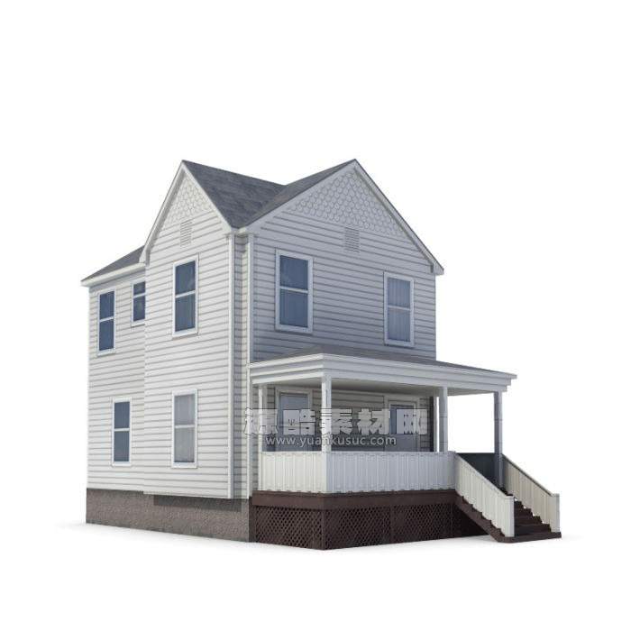 房子模型房屋模型建筑C4D模型下载