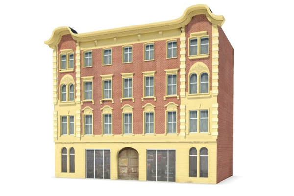 房子模型房屋模型楼房建筑C4D模型下载