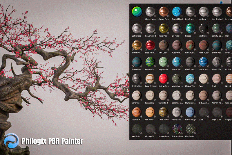 Blender插件-智能纹理绘制插件 Philogix PBR Painter v4.0