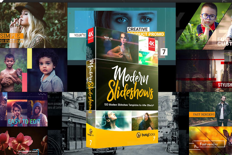 AE模板-102个现代时尚幻灯片动画 BBV07 Modern Slideshows