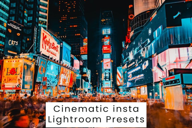 电影级照片后期处理LR预设 Cinematic Insta Lightroom Presets