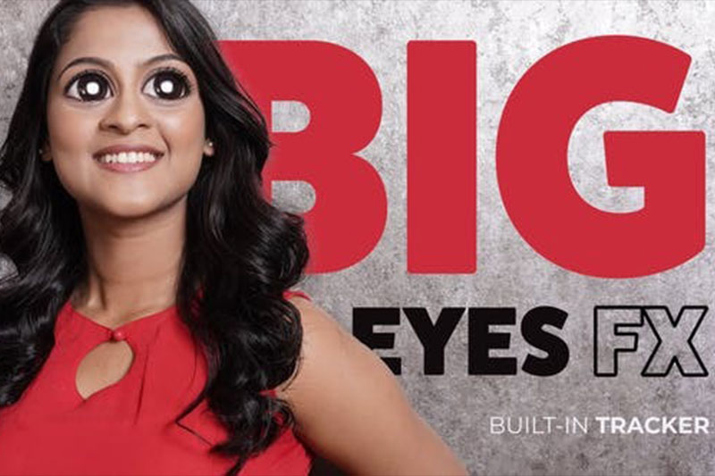 达芬奇模板-抖音短视频搞怪大眼特效 Big Eyes Effect