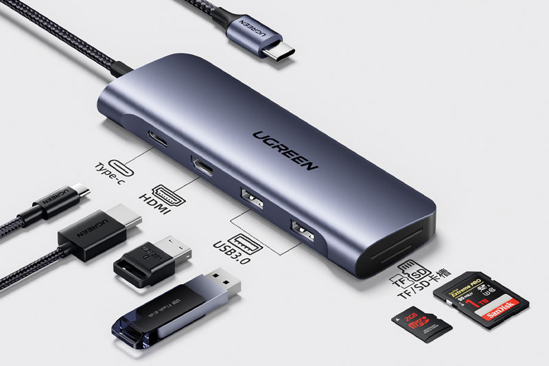 C4D工程-扩展坞场景渲染工程拓展坞模型U盘C4D模型下载