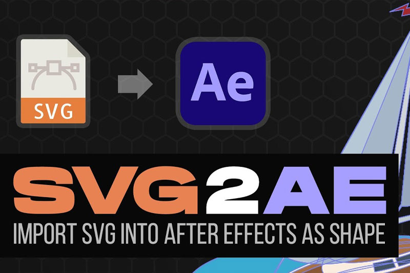 AE脚本-将SVG文件作为形状图层直接导入工具 SVG2AE v1.0 + 使用教程