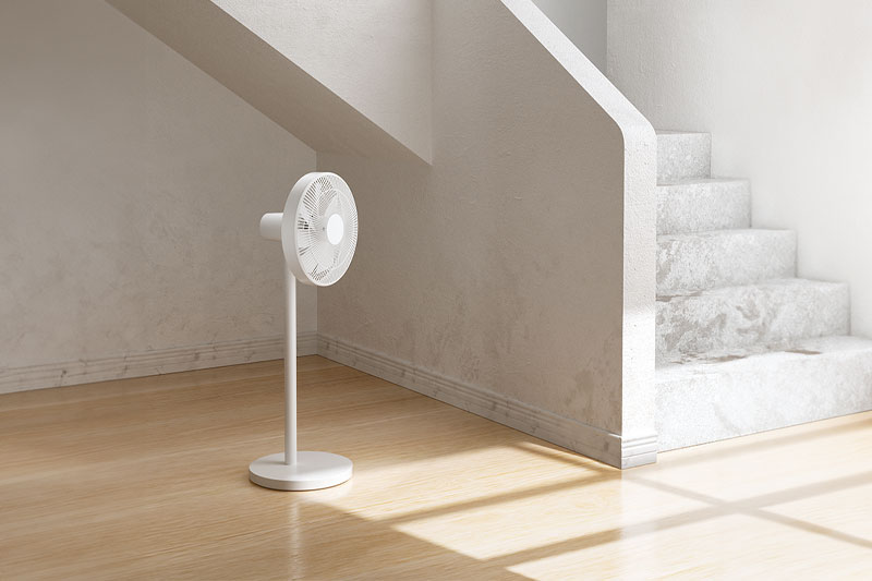 C4D工程-小米落地风扇场景渲染工程落地风扇C4D模型下载