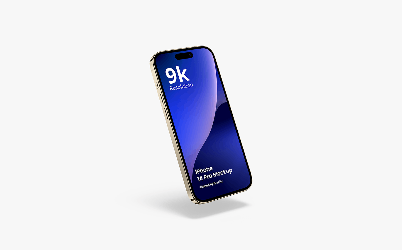 iPhone 14 Pro 样机模板素材 iPhone 14 Pro Mockup 4.0