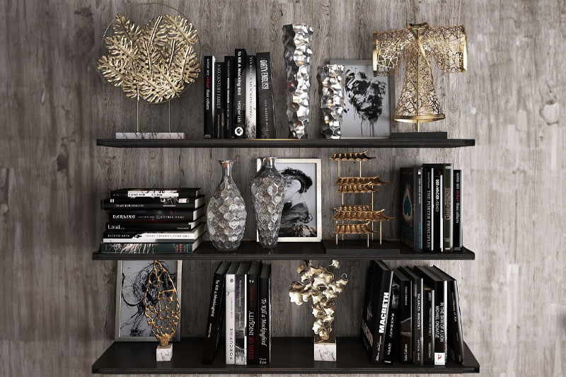 书本模型相框模型摆件装饰模型C4D模型下载