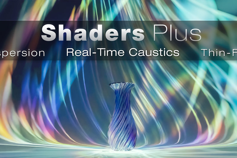 Blender插件-实时焦散薄膜色散玻璃透光效果 Shaders Plus V3 + 使用教程