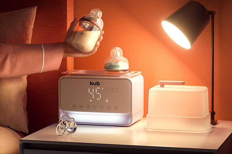 C4D工程-母婴温奶器场景渲染工程温奶器C4D模型下载