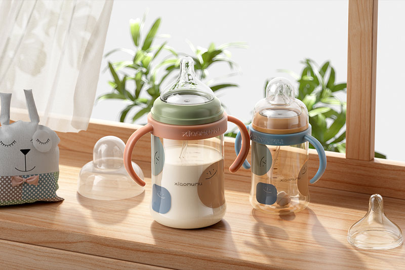 C4D工程-母婴奶瓶场景渲染工程奶瓶模型C4D模型下载