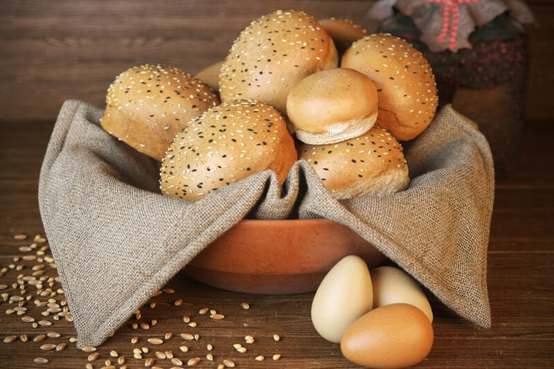 C4D面包模型鸡蛋模型食物C4D模型下载