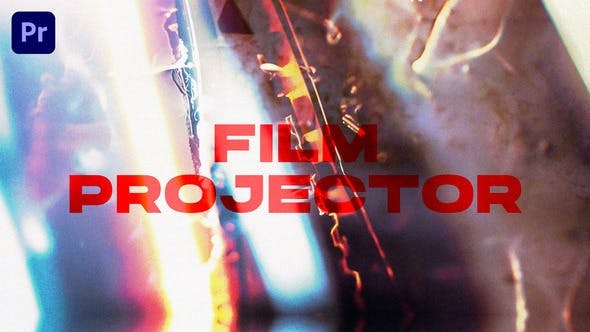 PR模板-12组电影胶片滑动转场预设（含音效）Film Projector Transitions