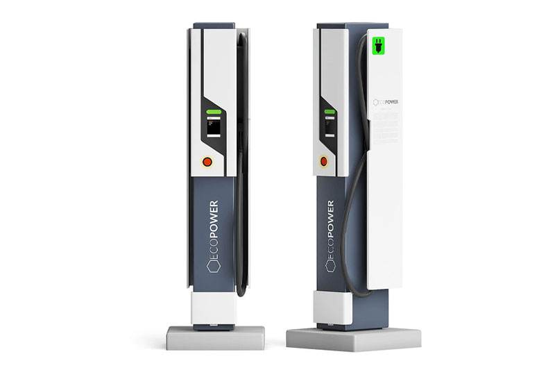 汽车充电站模型汽车充电桩C4D模型下载