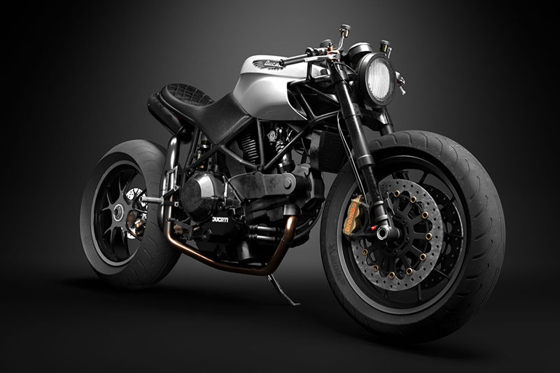 杜卡迪模型摩托车模型Ducati模型C4D模型下载