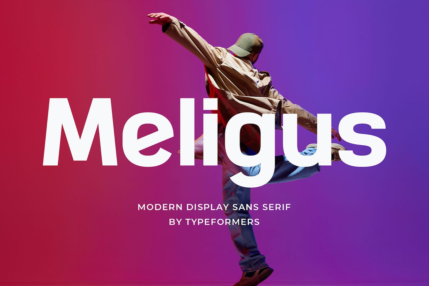 现代无衬线英文字体素材 Meligus – Modern Sans Serif
