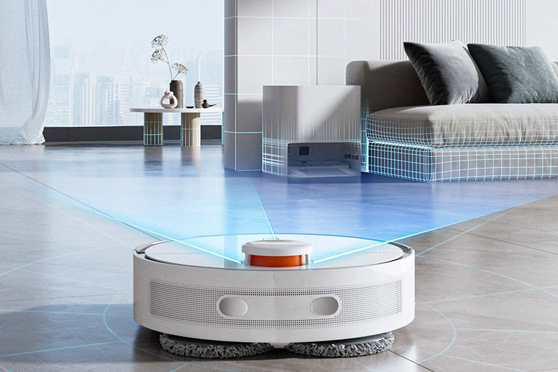 C4D工程-扫地机器人场景渲染工程扫地机器人C4D模型下载