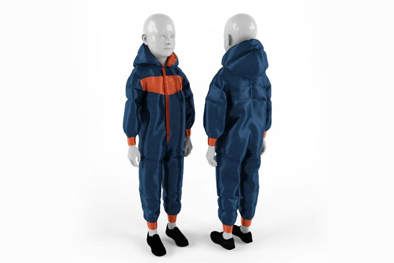 小孩衣服模型小孩模特C4D模型下载