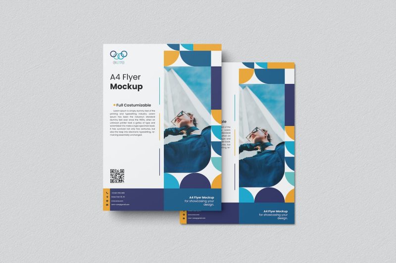 A4 传单设计样机素材 A4 Flyer Mockup