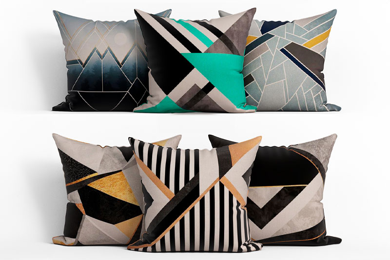 抱枕模型家具模型C4D模型下载