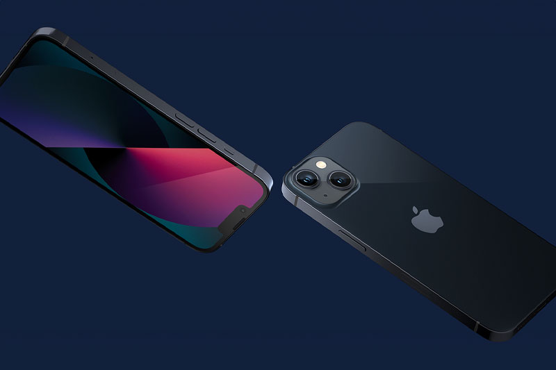 C4D工程-iPhone13苹果手机产品渲染工程苹果13手机C4D模型下载