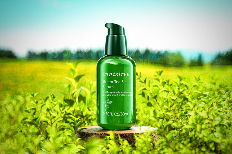 C4D工程-悦诗风吟绿茶精油渲染工程草地场景C4D模型下载