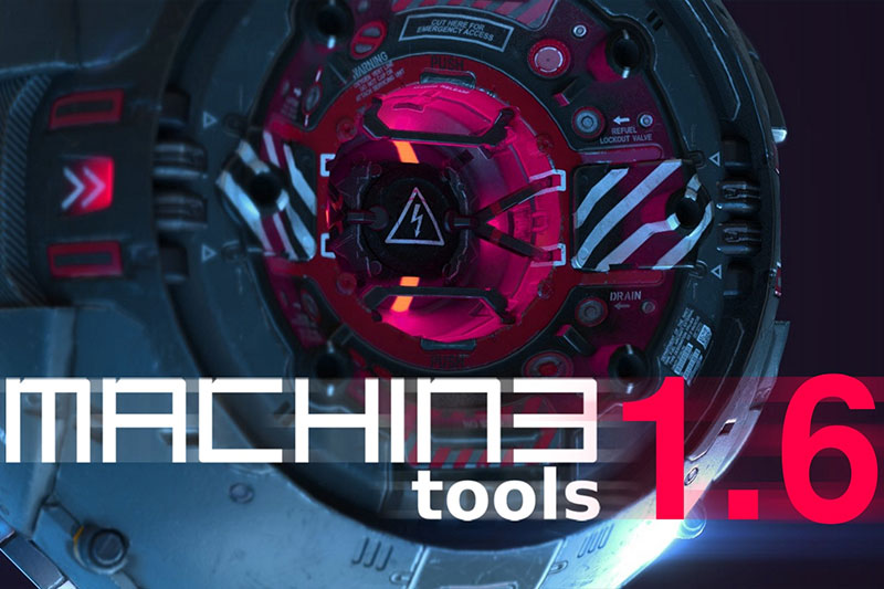 Blender插件-便捷快速建模功能包 Machin3tools v1.6.0 DeusEx