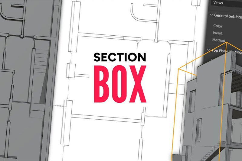 Blender插件-一键剖面横截编辑切割建筑DXF视图插件 Section Box v2.0.6